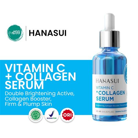 Jual Hanasui Vitamin C Collagen Serum Wajah Ml Shopee Indonesia