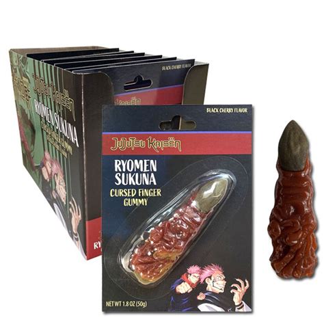 Jujutsu Kaisen Sukuna Cursed Finger Gummy 18oz 9ct I Got Your Candy