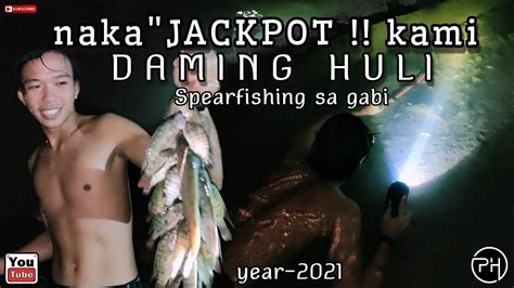 Paninisid Sa Ilog Sa Gabi Night Spearfishing Daming Huli YouTube