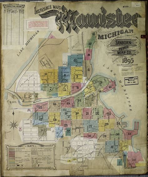 Image Of Sanborn Fire Insurance Map From Manistee Manistee County