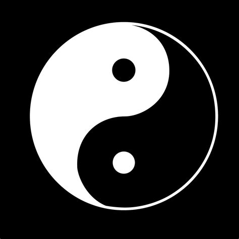 Yin Yang Black Wallpaper Hd Images Pictures Myweb