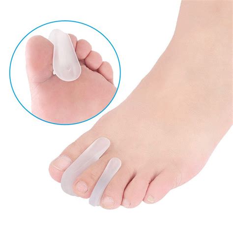 Compre Silicone Toe Separador Do Dedo Do Pé Do Gel Toe Bunion Splint