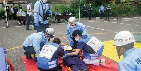 栄の消防、警察、行政ら テロ災害へ関係機関連携 港南区・栄区 タウンニュース