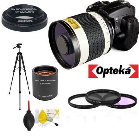 F63 Hd Telephoto Zoom Lens 500 1000mm For Canon Eos Rebel T3i T5 T5i