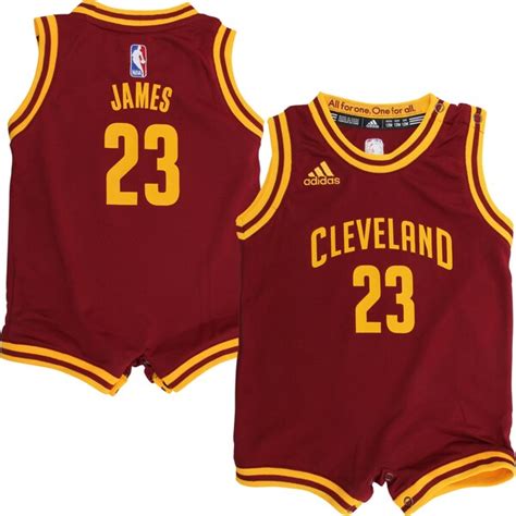 Infant Cleveland Cavaliers Lebron James Adidas Wine Replica Jersey