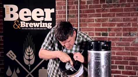 Craft Beer Brewing Kegging Your Beer Video Excerpt Brew Insight