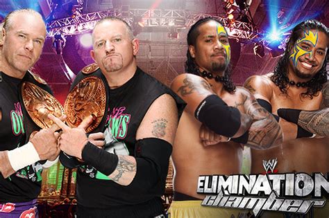 Wwe Elimination Chamber Match Card Preview New Age Outlaws Vs