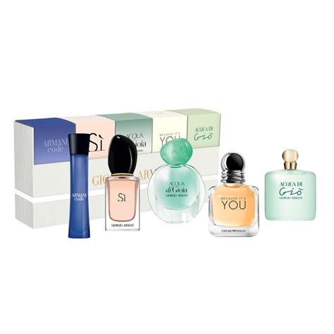 Giorgio Armani Mini Perfume Gift Set for Women, 5 Pieces - Walmart.com