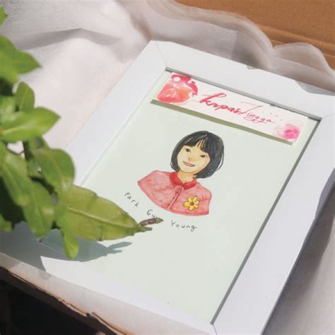 Jual Watercolor Illustration Kado Wisuda Aesthetic Lukis Wajah Shopee