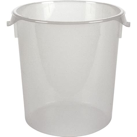 RUBBERMAID Round Storage Containers CB588 (FG572324CLR) | Shop ...