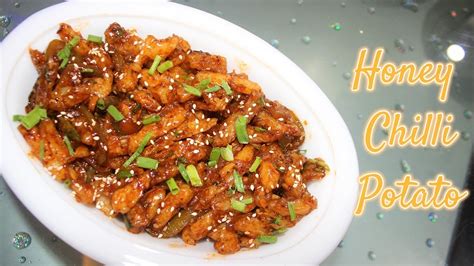 Crispy Honey Chilli Potato Quick And Easy Starterappetizer Recipe