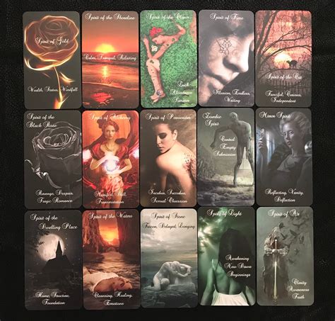 Spirit Guides Oracle Cards Beings Of Dark Light For Your Etsy