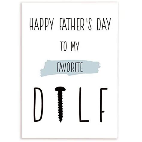 Funny Fathers Day Card From Wife Humorous Dad Birthday Ts Romantic Dilf Ebay