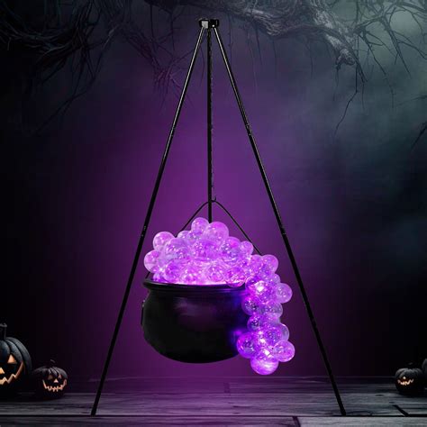 HongHeng Bubbling Cauldron Halloween Decorations DIY Bubbling Cauldron