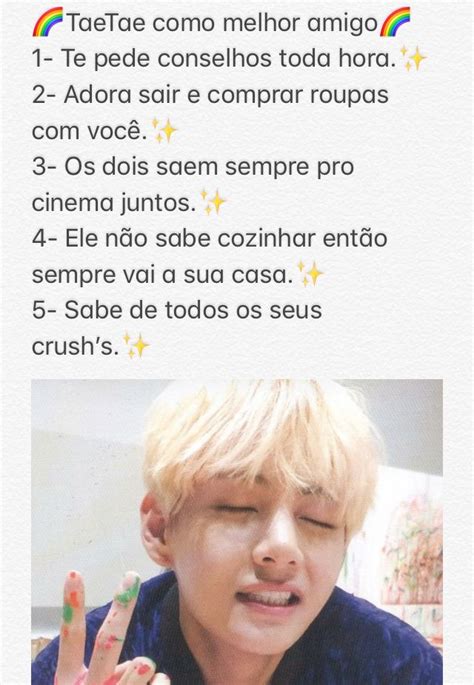 Imagine Tae como amigo Dança engraçada Melhores fanfics Imagens bts