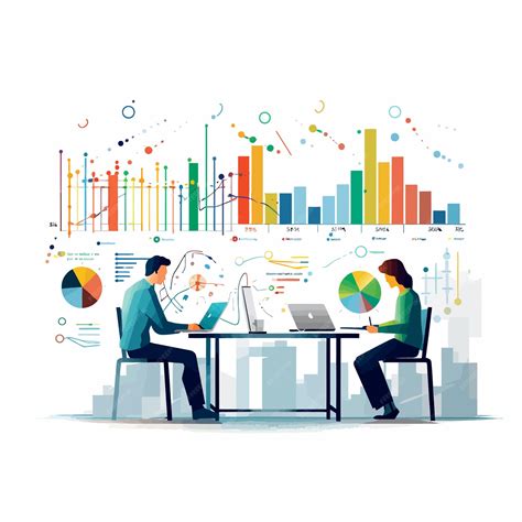 Premium Vector Business Analysis Abstract Illustration Of Working People