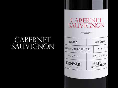 Cabernet Sauvignon Wine Label Redesign On Behance