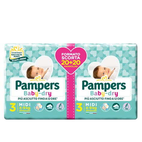 Pampers Baby Dry Midi Pezzi Farmacia Loreto