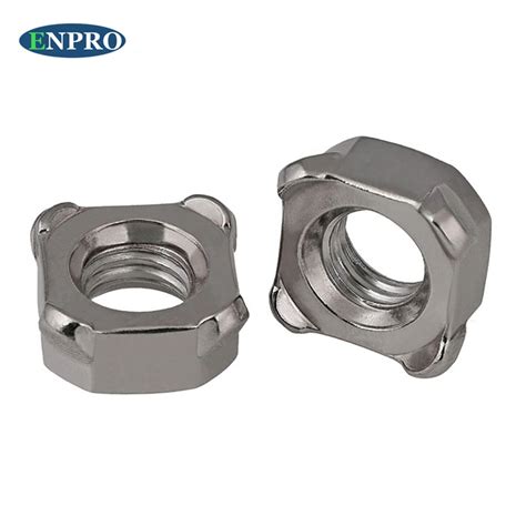 Steel Square Weld Nuts M Threads Standard Din Weld Nuts And Nut