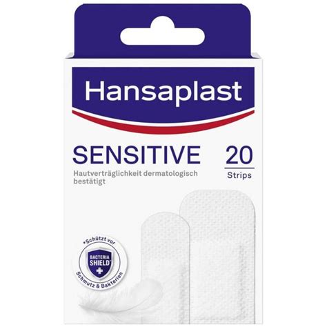 Hansaplast Sensitive Pflaster 20 Strips in 2 Größen PZN 16742749