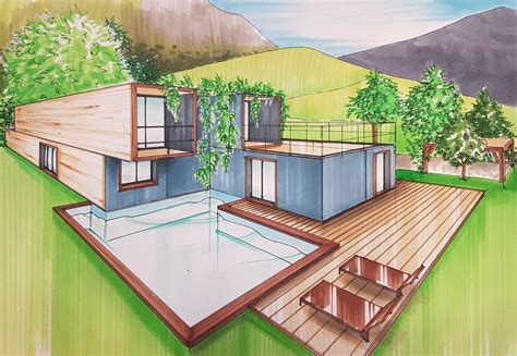 Une Piscine Autour De La Maison Le Blog De Elise Fossoux Maison