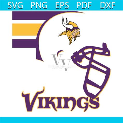 Minnesota Vikings Helmet Svg, Sport Svg, Helmet Svg, Minneso - Inspire ...