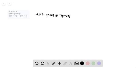 For each of these compound propositions, use the conditional-disjunction equivalence (Example 3 ...