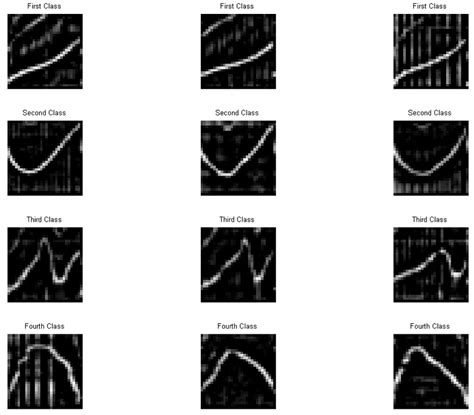 12 Gabor images of different types of dolphin whistles | Download ...