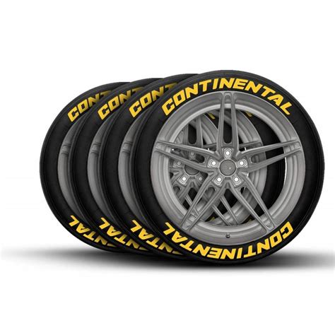 Continental Performance Tire Stickers