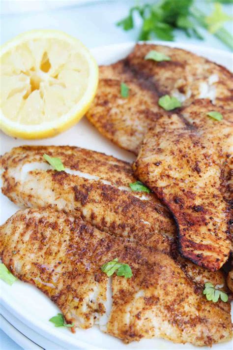 Air Fryer Blackened Tilapia The Six Figure Dish