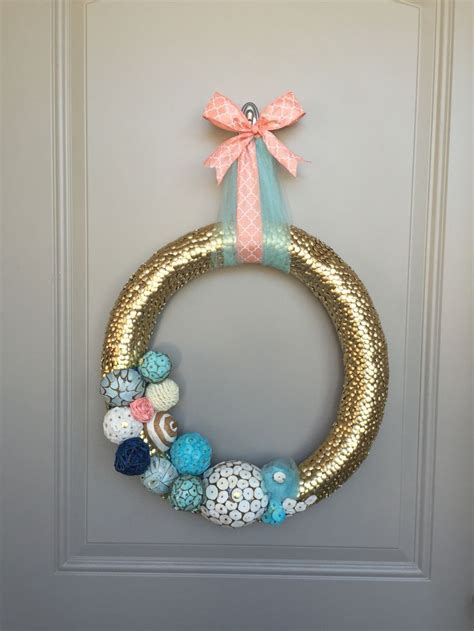 My Pool Noodle Wreath Made From Gold Tacs Pool Noodle Wreath