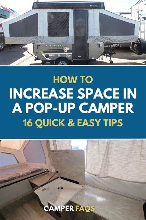 How To Increase Space In A Pop Up Camper 16 Quick And Easy Tips In 2024