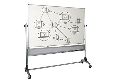 Mooreco Platinum Whiteboard 9598 In X 48 In Double Sided 669rh