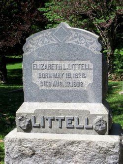 Elizabeth Likens Heth Littell M Morial Find A Grave