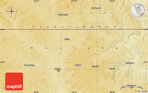 Physical Map of Madoc