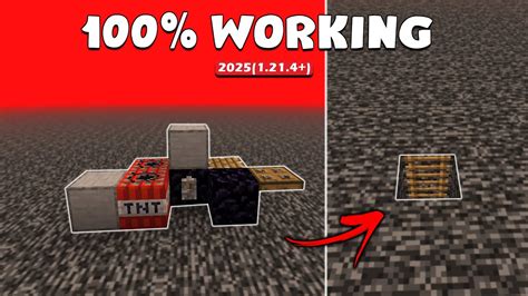 How To Break Bedrock In Minecraft Java Pe Bedrock Youtube