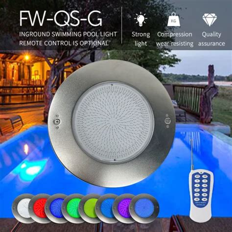 Ip A Prueba De Agua Led Rgb Luz De Piscina Integrada Control Remoto