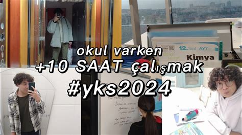 10 saat verim almak mııayt kimya yemekk yks2024 study yks