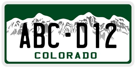 Colorado License Plate Lookup Report A Co Plate Free Search