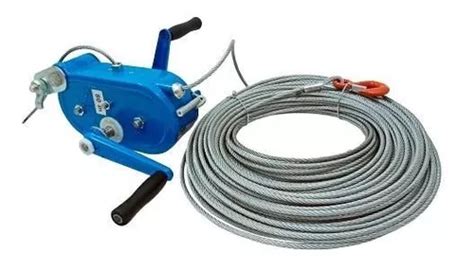 Malacate Winch Hamacas 100 Metros De Cable Español Alba T500