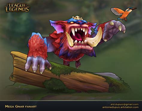 Antoine Dupuis Character Artist Mega Gnar League Of Legends Fanart