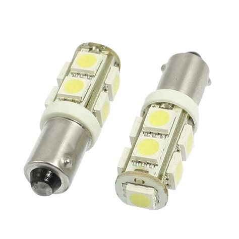 New Pcs Plastic Ba S White Smd Led Bulb Auto Car Light Turning