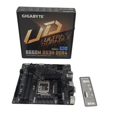 Gigabyte B M Ds H Ddr Microatx Motherboard Lga Ump Used