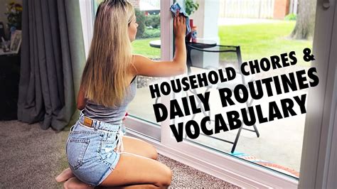 Improve Your English Vocabulary HOUSEHOLD CHORES AND DAILY ROUTINES