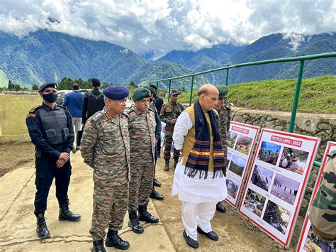 Rajnath Visits Arunachal S Forward Areas Hails Troops For