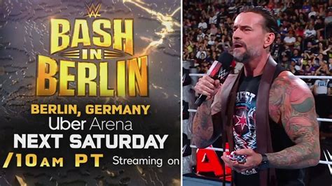 Updated Wwe Bash In Berlin Match Card Major Strap Match Finally