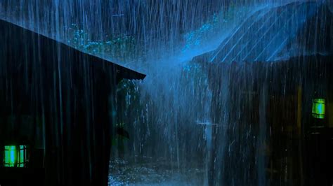 Rain On Roof Relax Fall Asleep Instantly With Torrential Rain