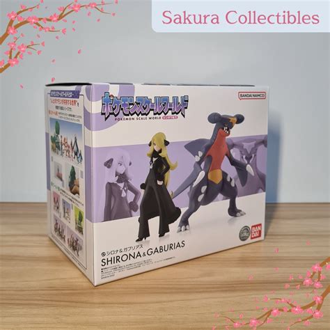 Pokemon Scale World Sinnoh Region Cynthia Garchomp Two Pack Shopee