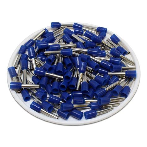 True 14 Awg 10mm Pin Insulated Ferrules Blue — Ferrules Direct