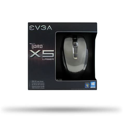 EVGA DE Artikels EVGA TORQ X5 X3 Gaming Maus